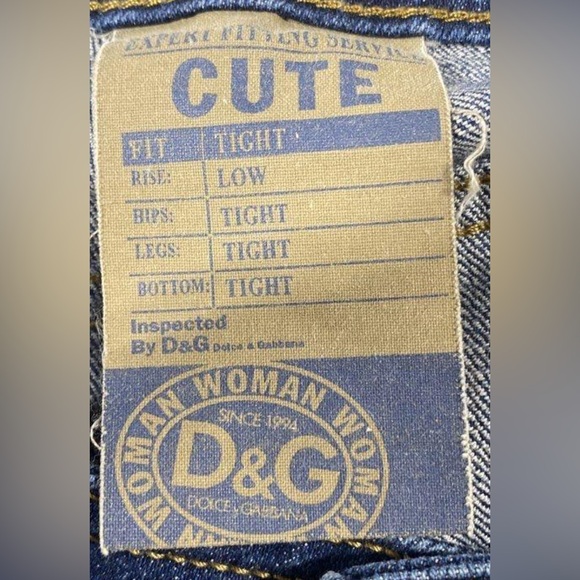 🛑 1 hour sale. Dolce & Gabbana, size 31, Blue Women's Jeans - Picture 7 of 13
